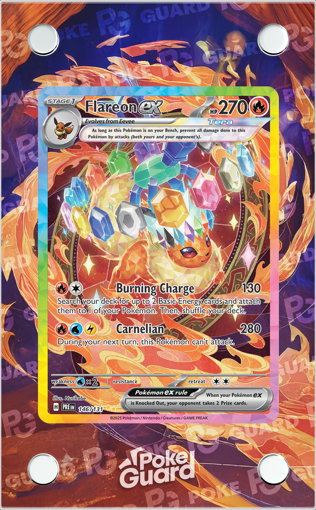 Flareon EX (146/131) PokeGuard Flareon EX (146/131) PokeGuard