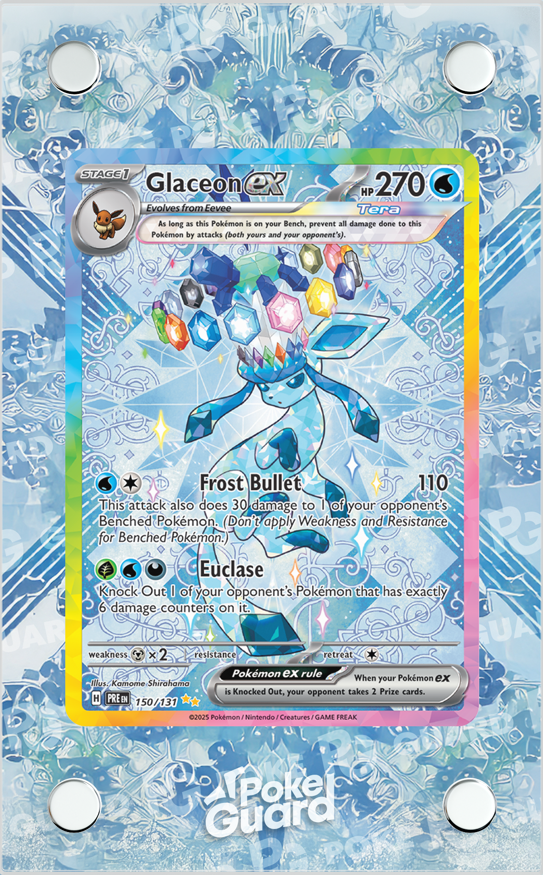 Glaceon EX (150/131) PokeGuard Glaceon EX (150/131) PokeGuard
