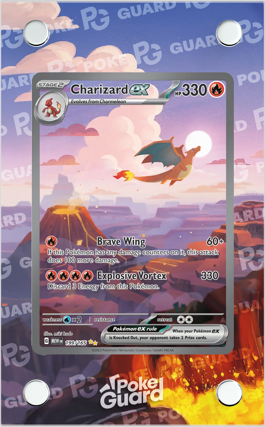 Charizard EX (199/165) PokeGuard Charizard EX (199/165) PokeGuard