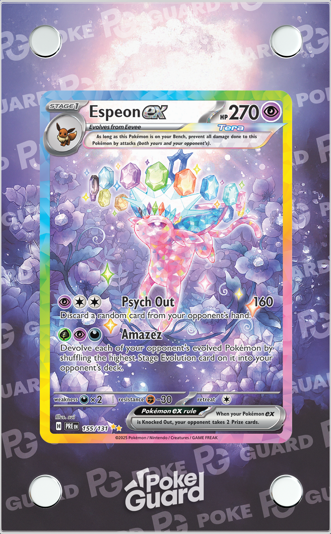 Espeon EX (155/131) PokeGuard Espeon EX (155/131) PokeGuard