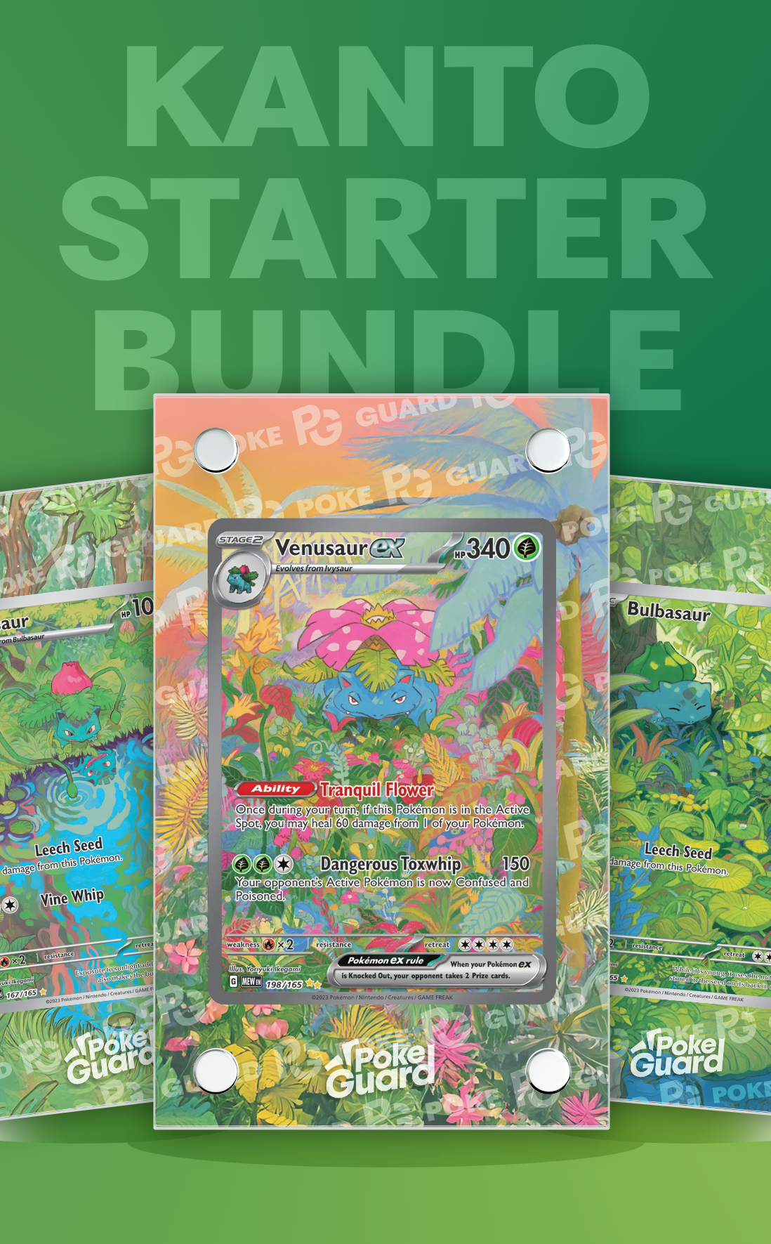 Kanto Starter Bundle 1 PokeGuard Kanto Starter Bundle 1 PokeGuard
