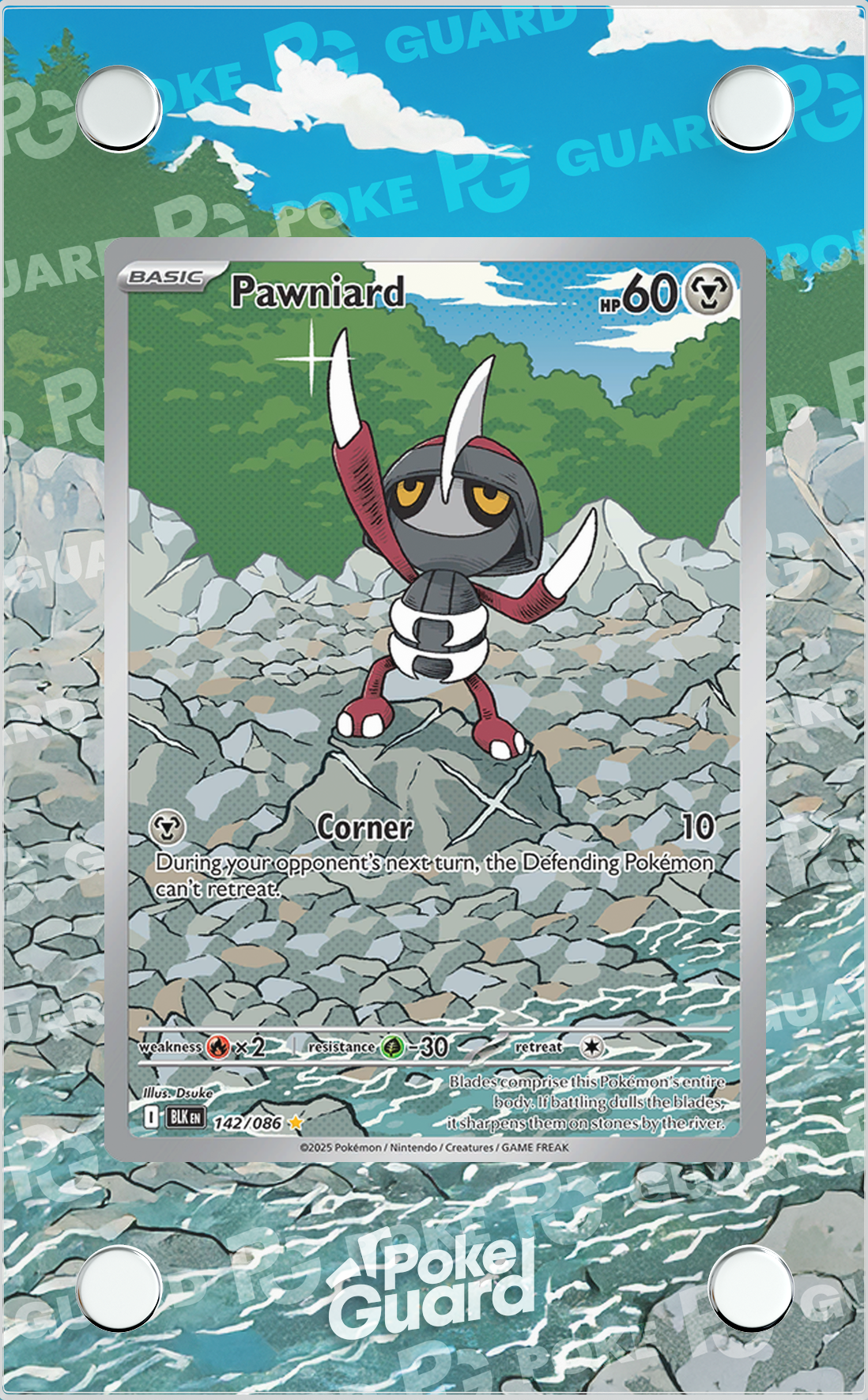 pokemon pawniard card Pokemon Pawniard - 092/159 - Common NM-Mint Crown Zenith