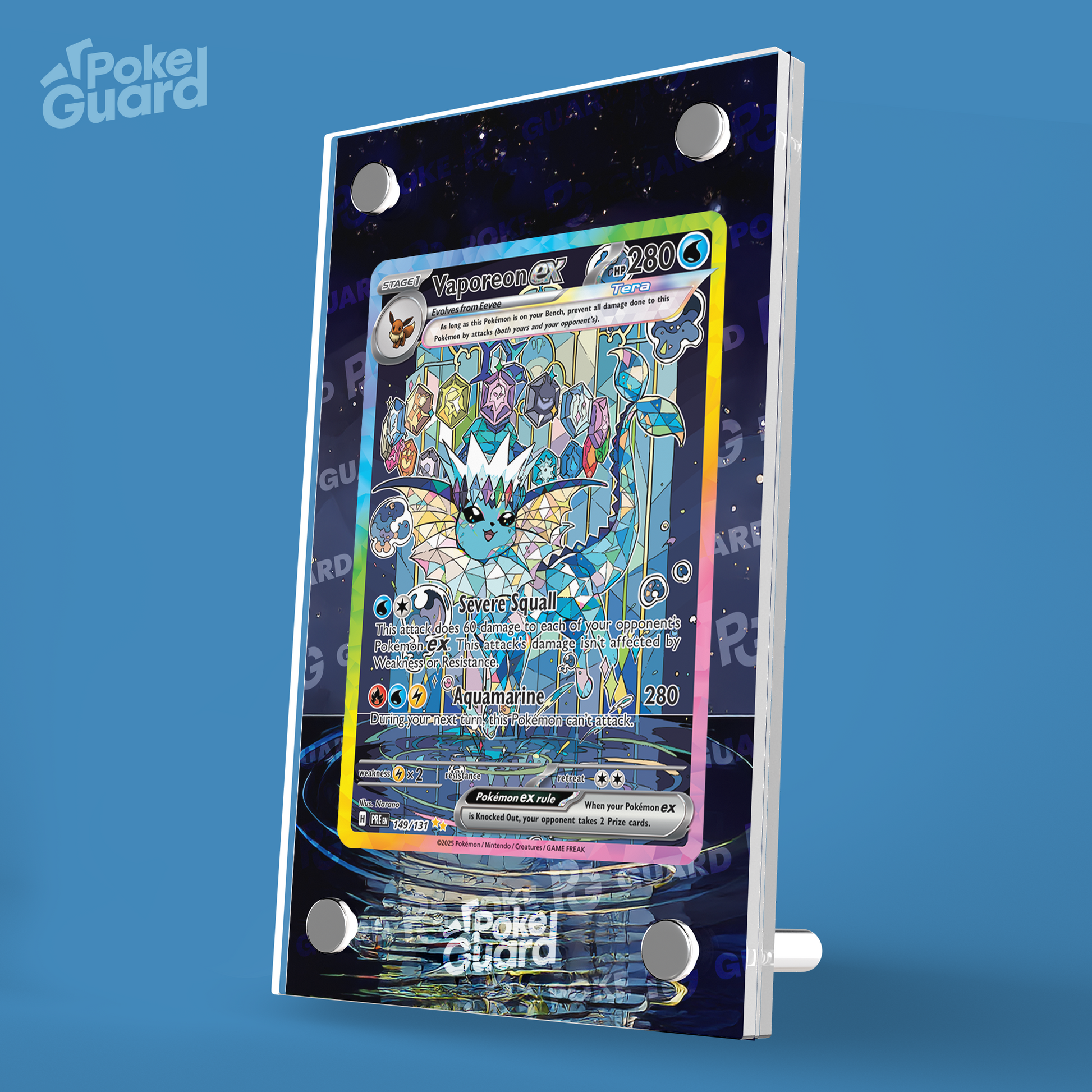 Vaporeon EX (149/131) PokeGuard Vaporeon EX (149/131) PokeGuard