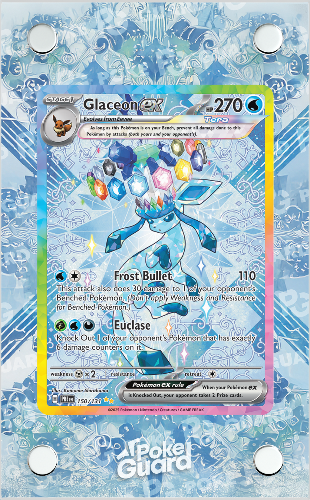 glaceon card sleeves Glaceon EX (150/131) – PokeGuard