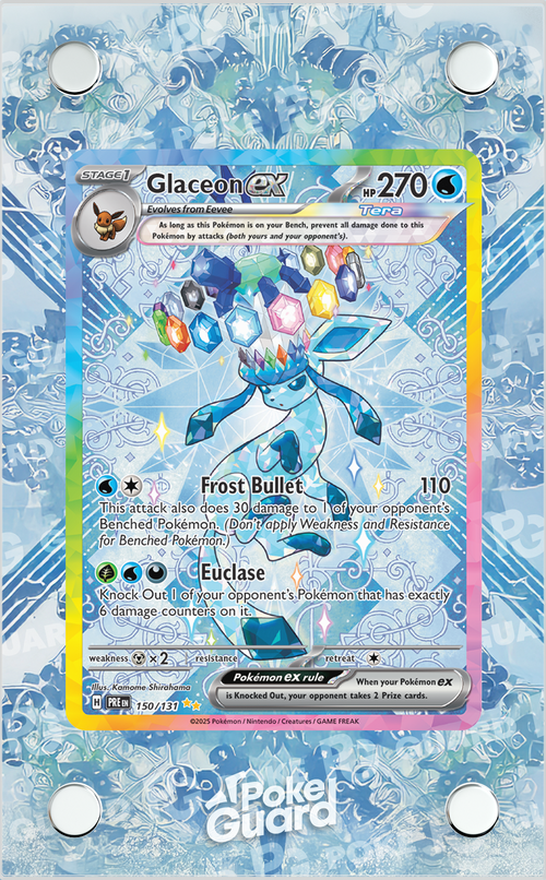150 pokemon cards Glaceon EX (150/131) – PokeGuard