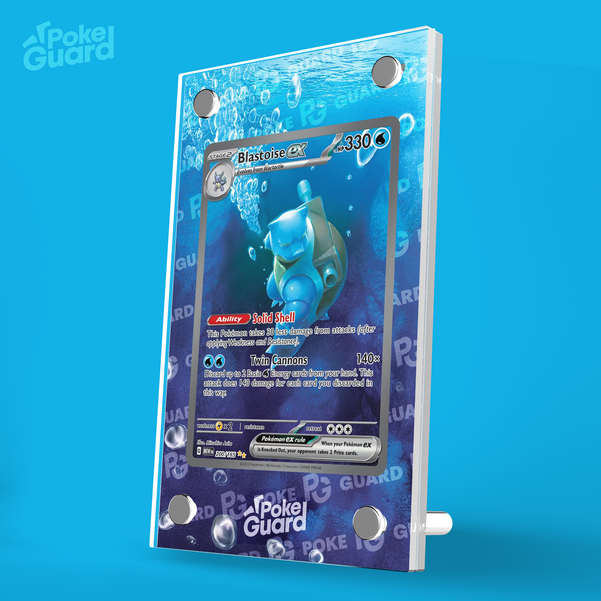 Blastoise EX (200/165) PokeGuard Blastoise EX (200/165) PokeGuard