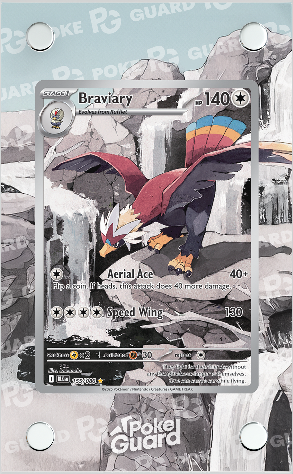 Braviary (155/086) PokeGuard Braviary (155/086) PokeGuard
