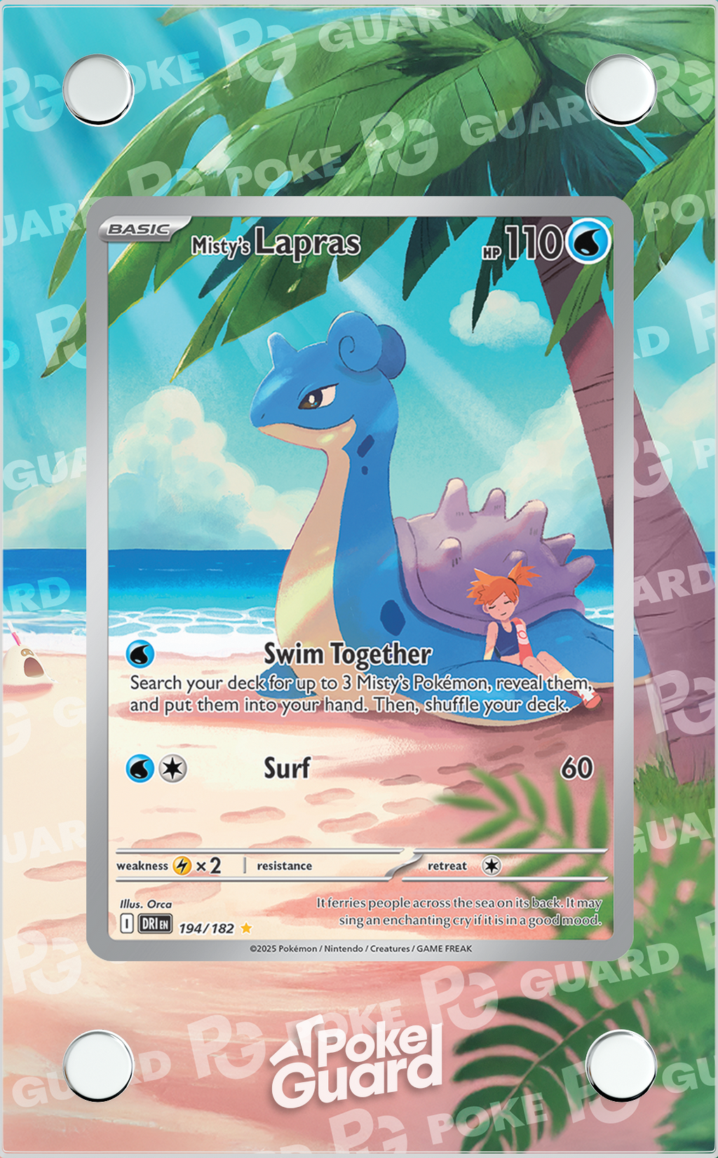 Misty's Lapras (194/182) PokeGuard Misty's Lapras (194/182) PokeGuard