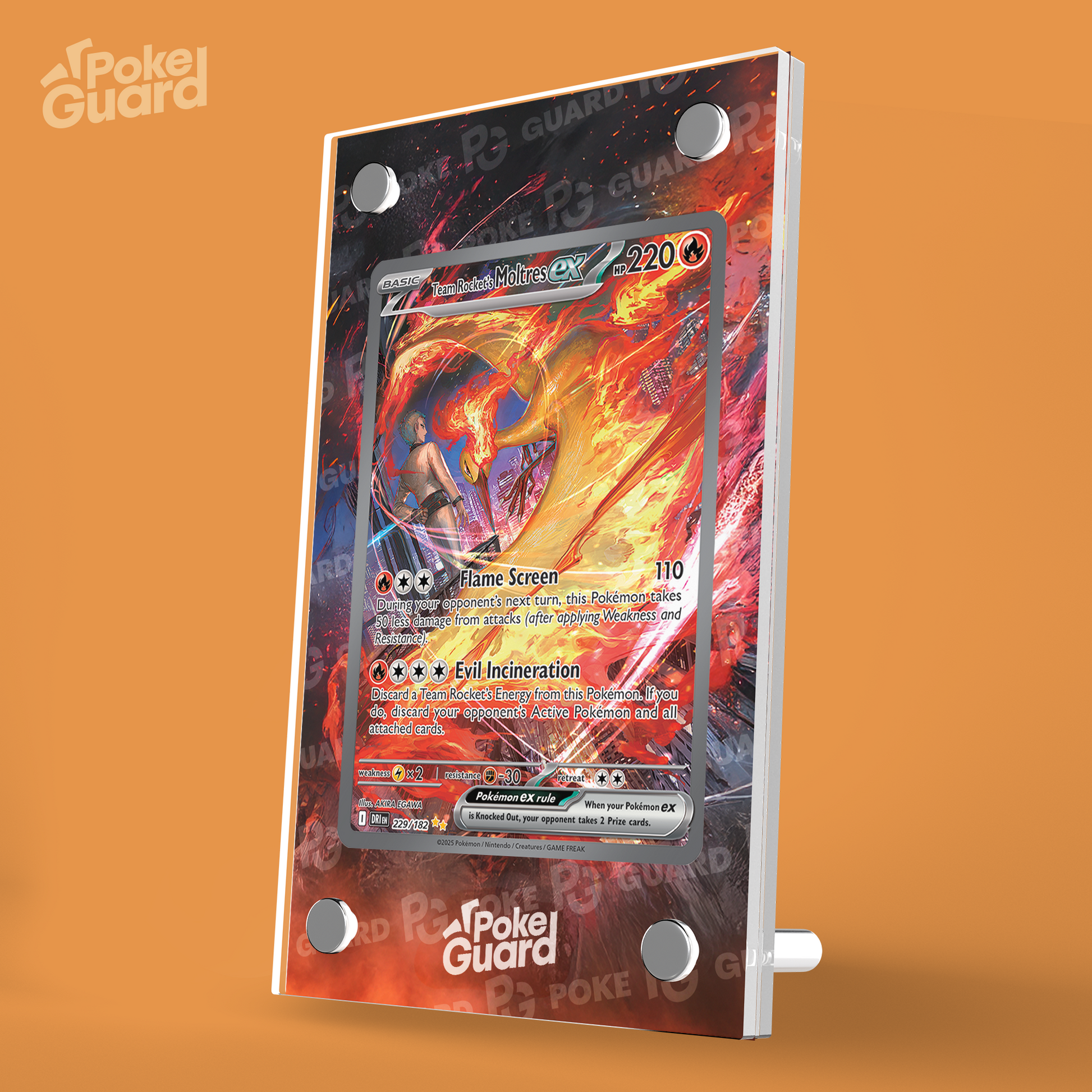 Team Rocket's Moltres EX (229/182) PokeGuard Team Rocket's Moltres EX (229/182) PokeGuard