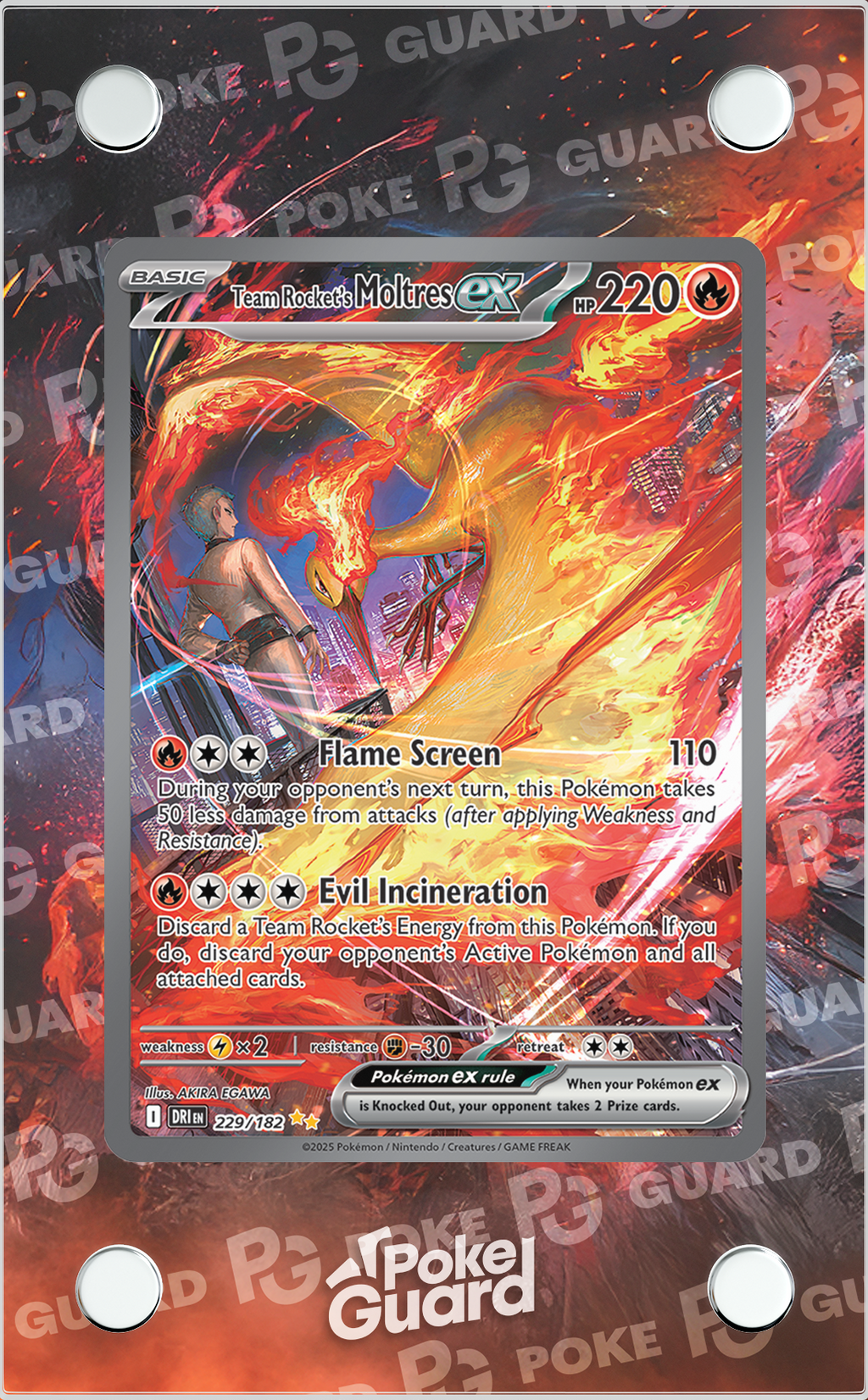 Team Rocket's Moltres EX (229/182)