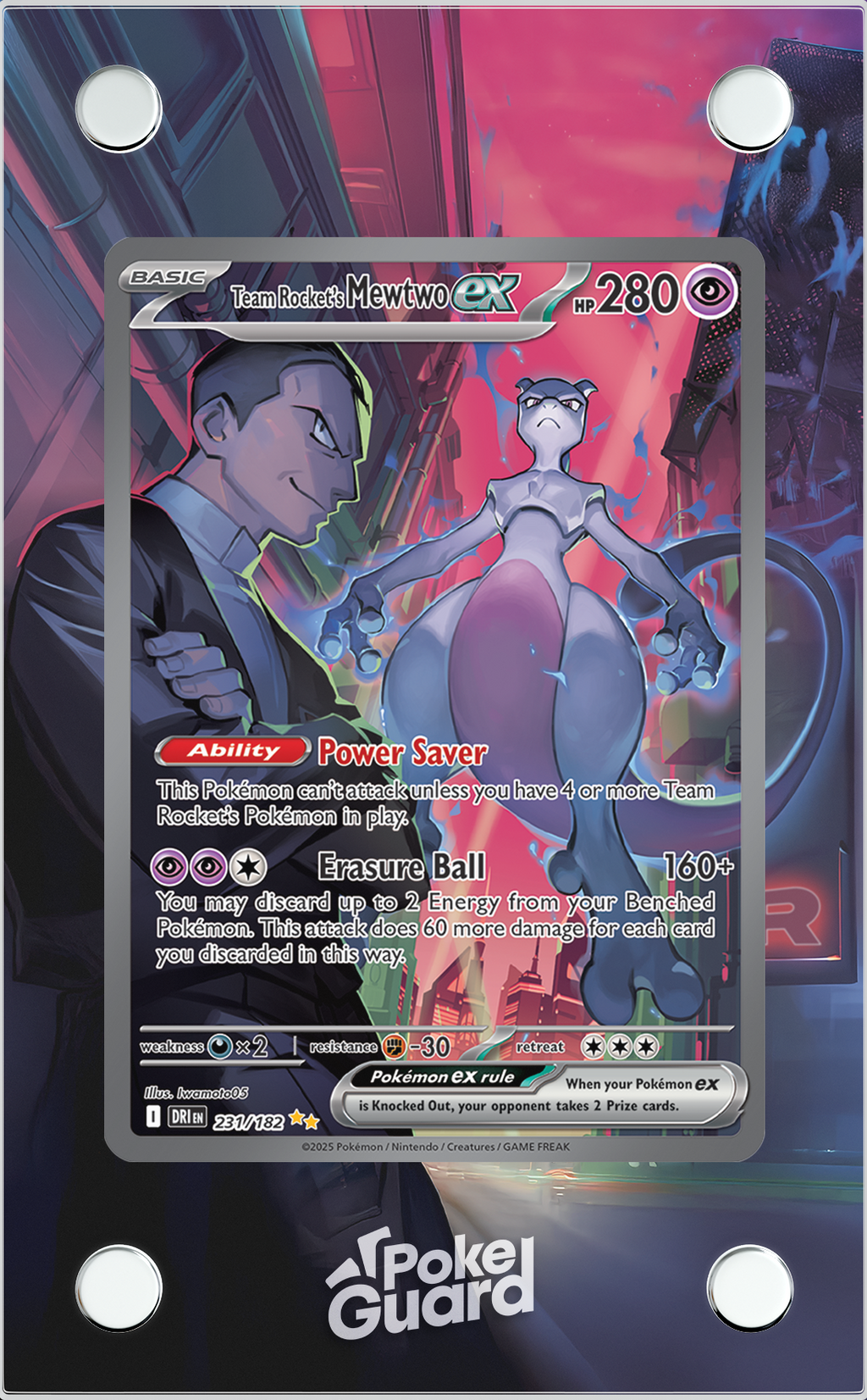 Team Rocket's Mewtwo EX (231/182)