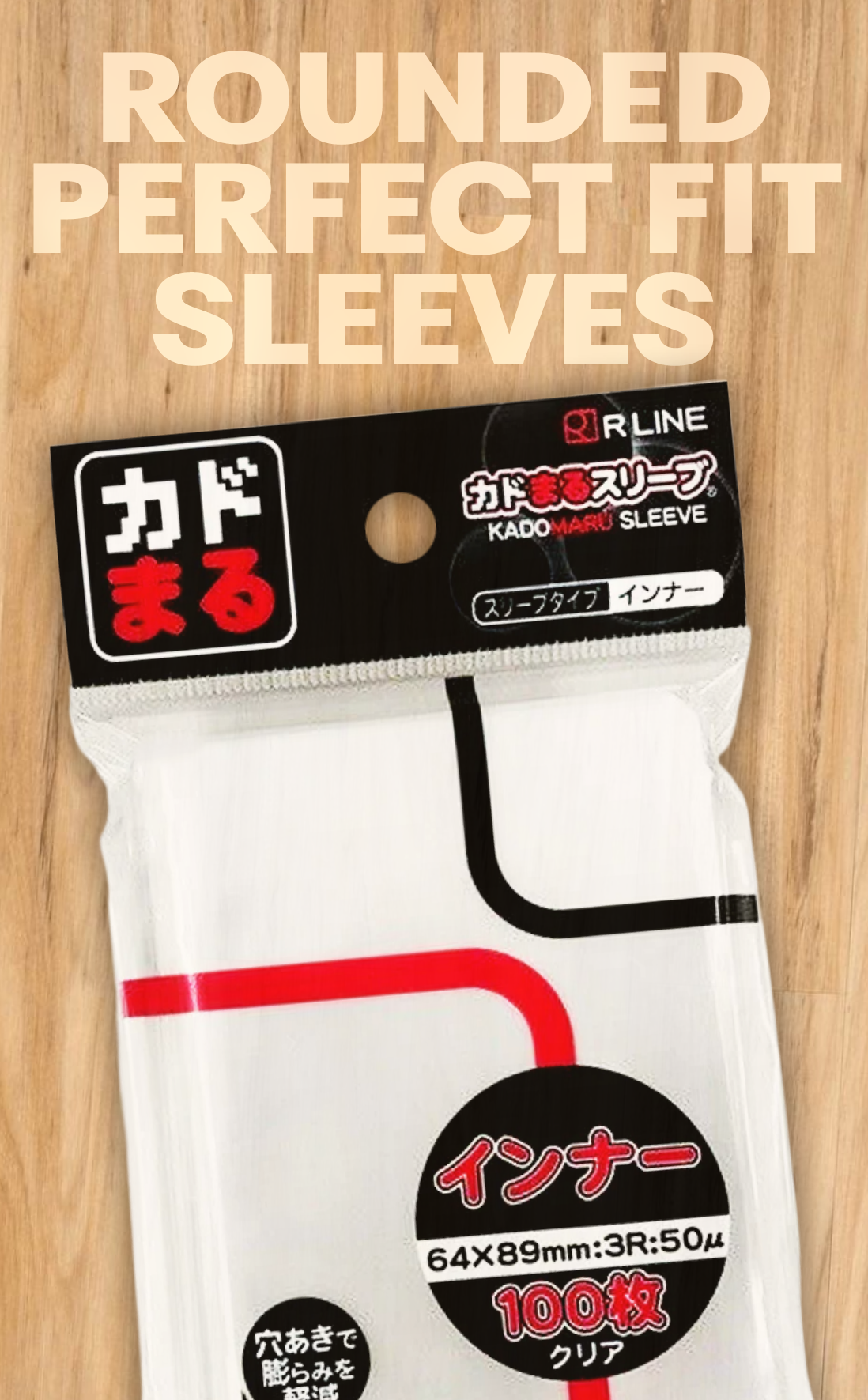 KADOMARU Perfect Fit Sleeves (100 Pack)